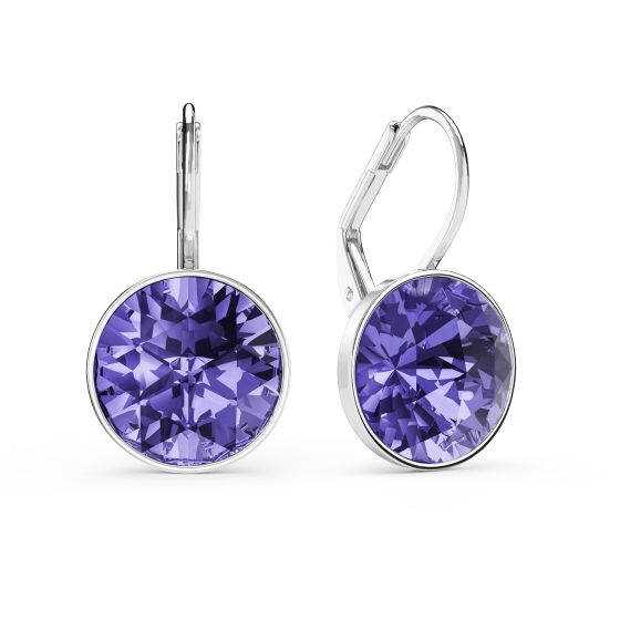 Mobile Earrings in Silver with Periwinkle Tanzanite buy