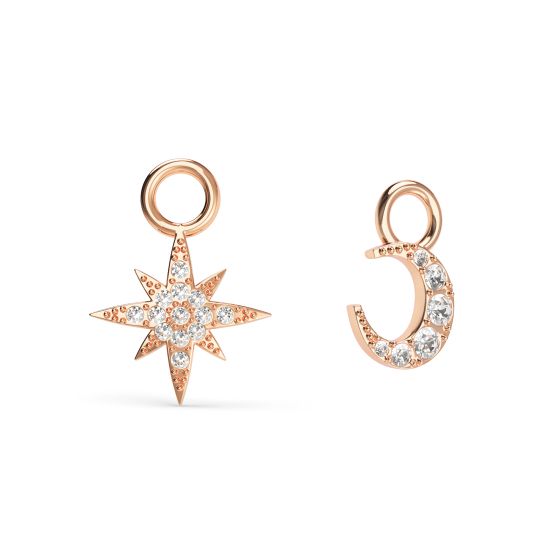 Swarovski Symbolic collection stars and moon newest studs