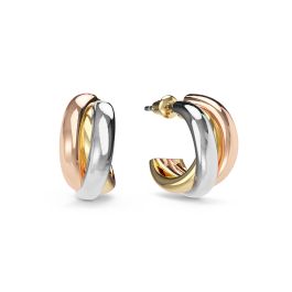 Trinity Gold high quality Hoop Earrings