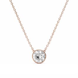 New Rose Gold Full Diamond sale Necklace Crystal Necklace