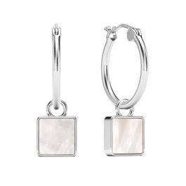 Horizon Tear cheapest Drop Pear Hook Earrings in Silver