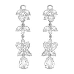 Tatiana Floral Drop Mix Charms Platinum Plated