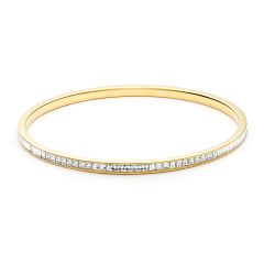 MYJS Magic Eternity with Swarovski Square Crystal Ready Bangle GP Bridal