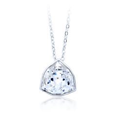 MYJS Trillion Brief Pendant with Clear Swarovski® Crystal