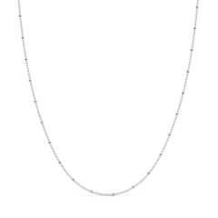 Droplet Carrier Necklace Silver Plated